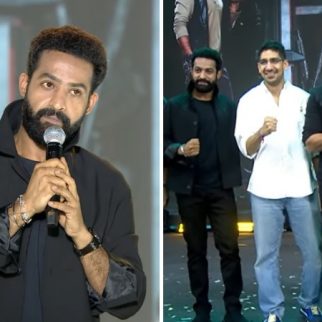 War 2 GRAND event in Hyderabad: Jr NTR remembers Hrithik Roshan's “BEAUTIFUL hug” on first day of shoot: “I am extremely PROUD to have danced beside you”; adds, “Ayan Mukerji will be remembered for directing one of the GREATEST films of our time”